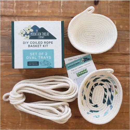 Coiled Rope Kit Oval Tray 5/16" 1SOTOT5KIT8 Mountain Thread Company