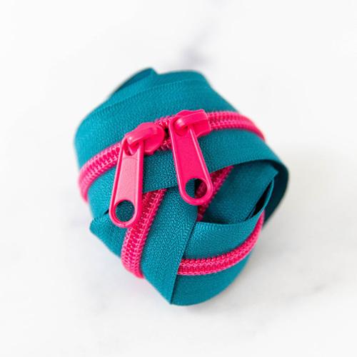 Double Slide 30" Zipper Electric Youth SSCZ19 by Stitch Supply