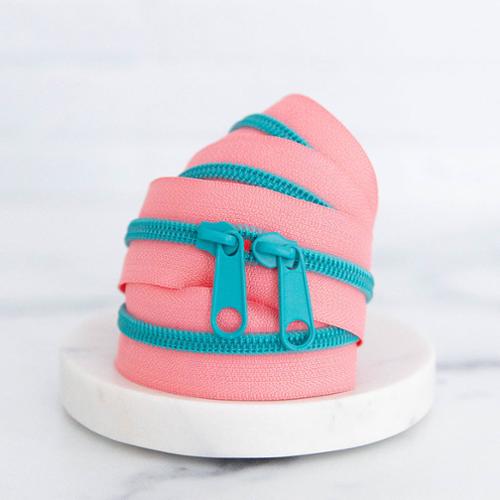 Double Slide 30" Zipper Flamingo SSCZ44 by Stitch Supply
