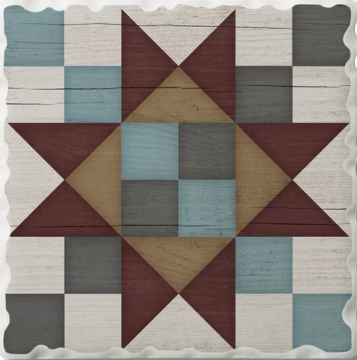 Friendship Star Single Tile Coaster 02-01637 by Thirstystone