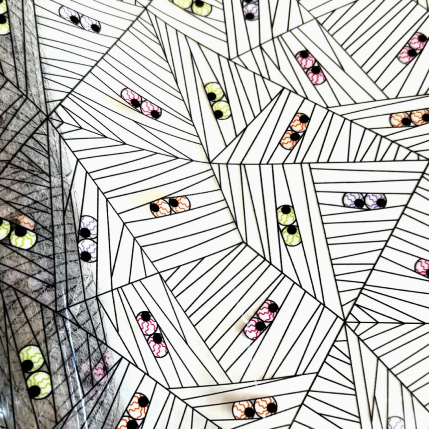 Mummy Eyes Clear TPU Vinyl 12x53 for Sassafras Lane Designs