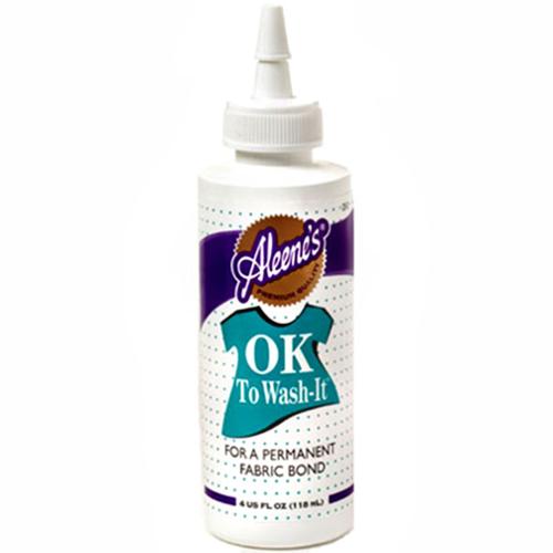 Ok To Wash It Fabric Glue 4oz 282 by Aleenes