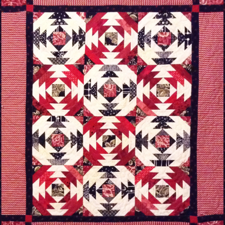 Pineapple Salsa Pattern by Jean Ann Wright for Cut Loose Press