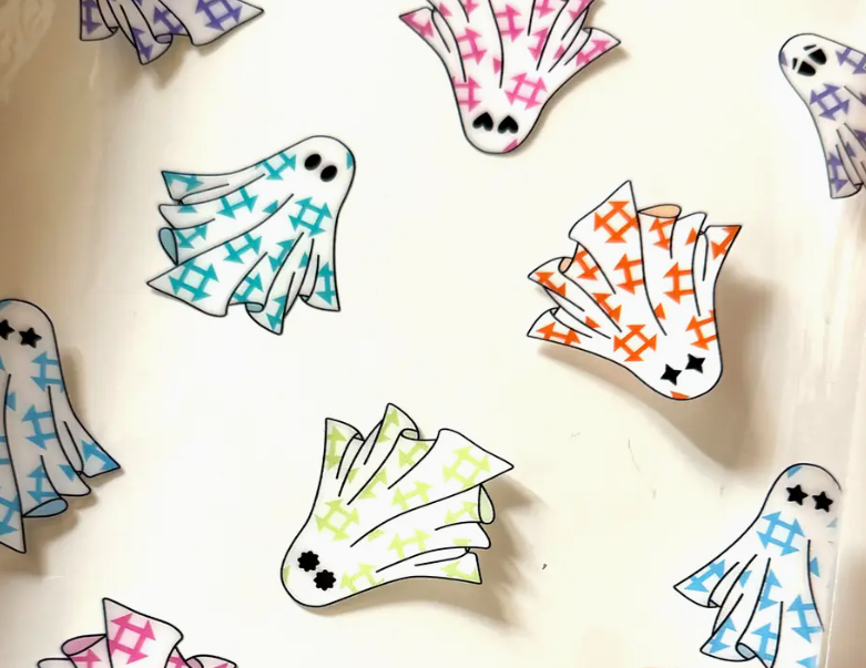 Quilty Ghosts Clear TPU Vinyl 12x53 for Sassafras Lane Designs