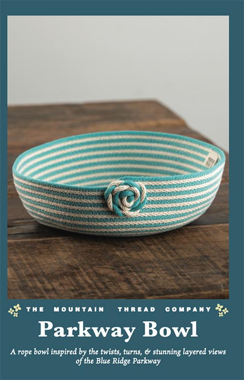 Rope Sewing Parkway Bowl Pattern 4PKB3MTC by Mountain Thread Company