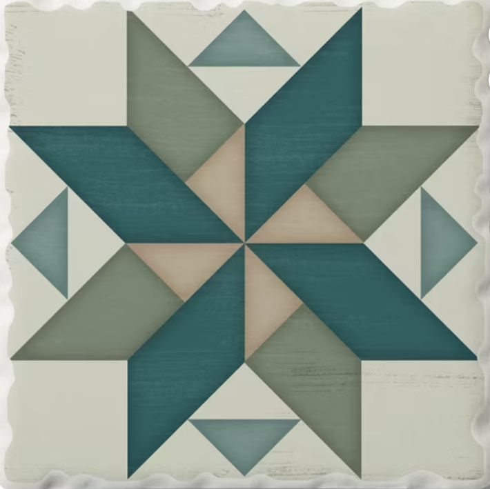 Spinning Pinwheel Single Tile Coaster 02-01639 by Thirstystone