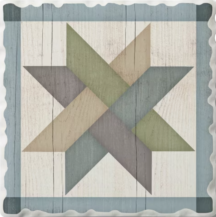 Weave Star Single Tile Coaster 02-01642 by Thirstystone