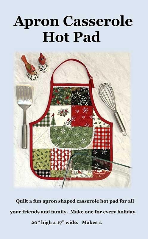 Apron Casserole Hot Pad Patter JMD 235 by Joyce Minnis for J. Minnis Designs