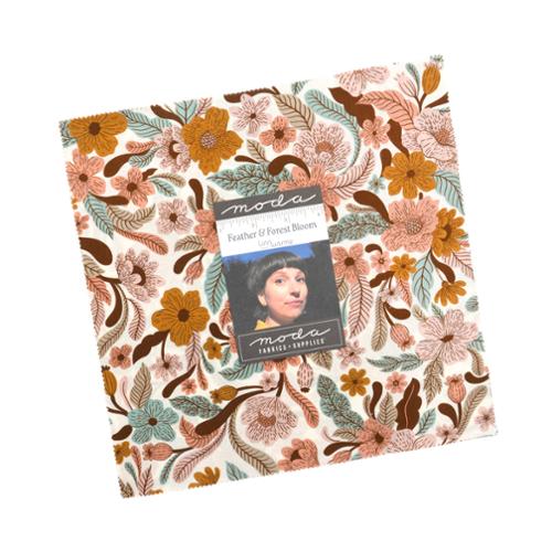 Feather Forest Bloo Layer Cake® Precuts 14140LC by Linn Warme for Moda