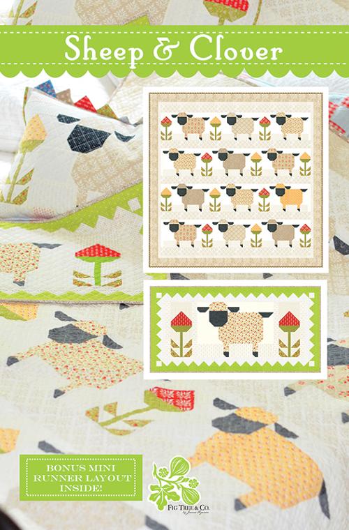 Sheep & Clover Quilt Pattern G FT 4051 by Joanna Figueroa for Fig Tree Quilts