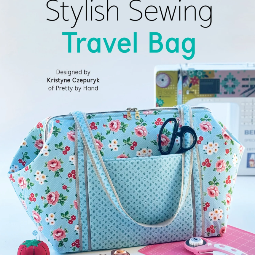 Stylish Sewing Travel Bag Pattern ZW 4127 by Zakka Workshop
