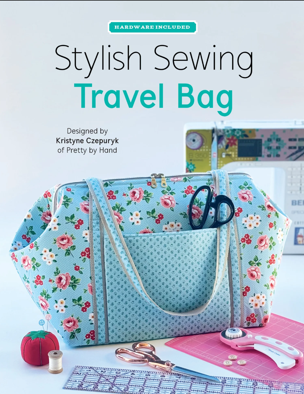 Stylish Sewing Travel Bag Pattern ZW 4127 by Zakka Workshop
