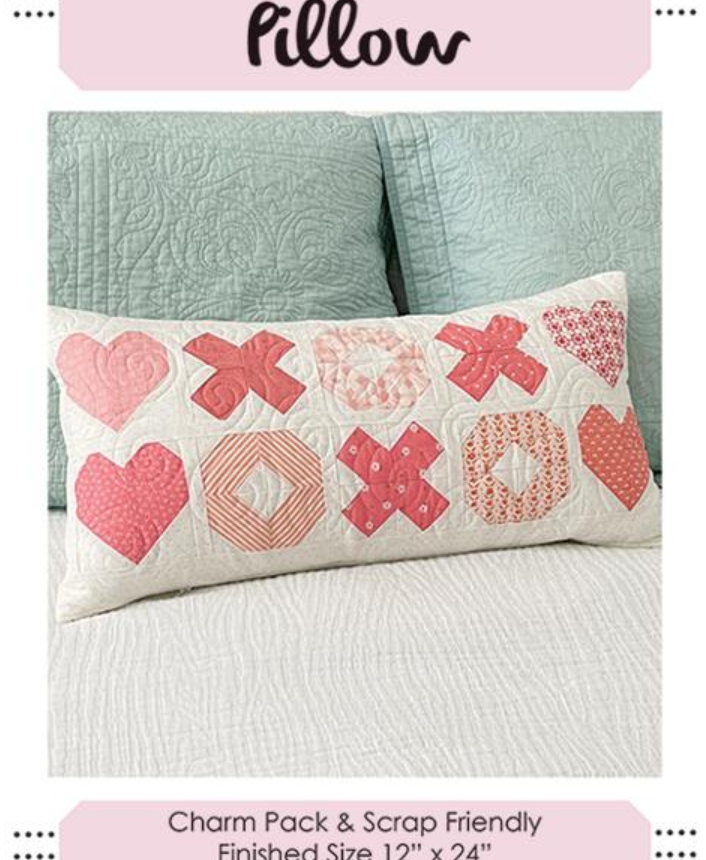 Sweetheart Pillow Pattern G SLF 2222 by Chrissy Lux for Sew Lux Fabric