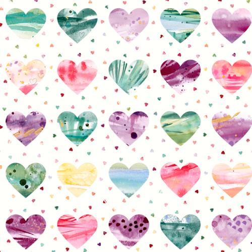 108" Wide Back Fleur The Love Cloud 108050 11 by Create Joy Project for Moda