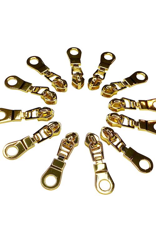 Gold Zipper Pulls SASSKIT 14G BY Sassafras Lane